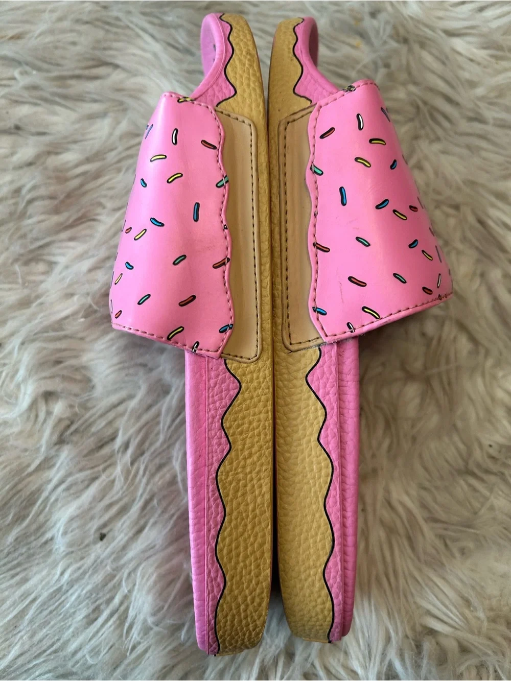 VANS x SIMPSONS Limited Edition ‘D'ohnut’ Slides Pink *RARE*